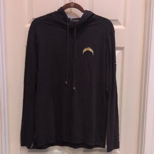 Tommy Bahama Men's Navy LA Chargers Long Sleeve Pullover Hoodie Size Medium